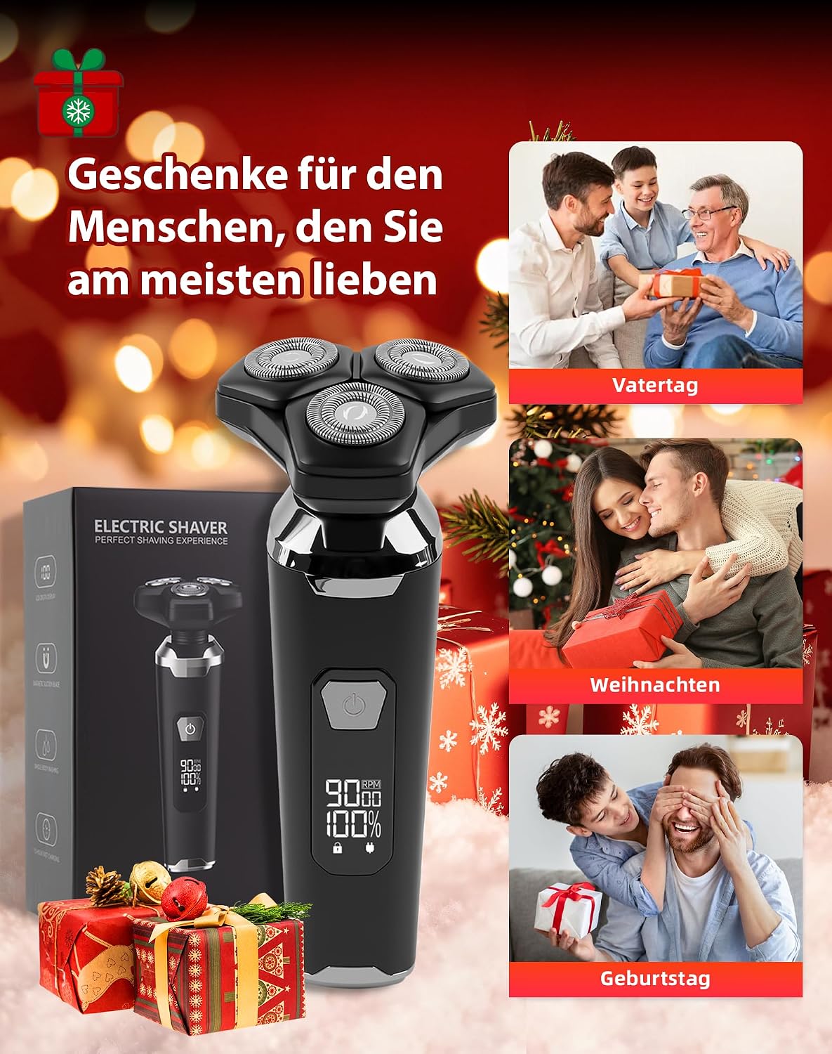 Thumbnail 6 de UTK 3‑in‑1 Rasierer 85 Minuten Akku