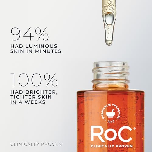 Detalle de RoC Vitamin C Serum for Face Multi Correxion Revive + Glow, 10% Active, 1oz