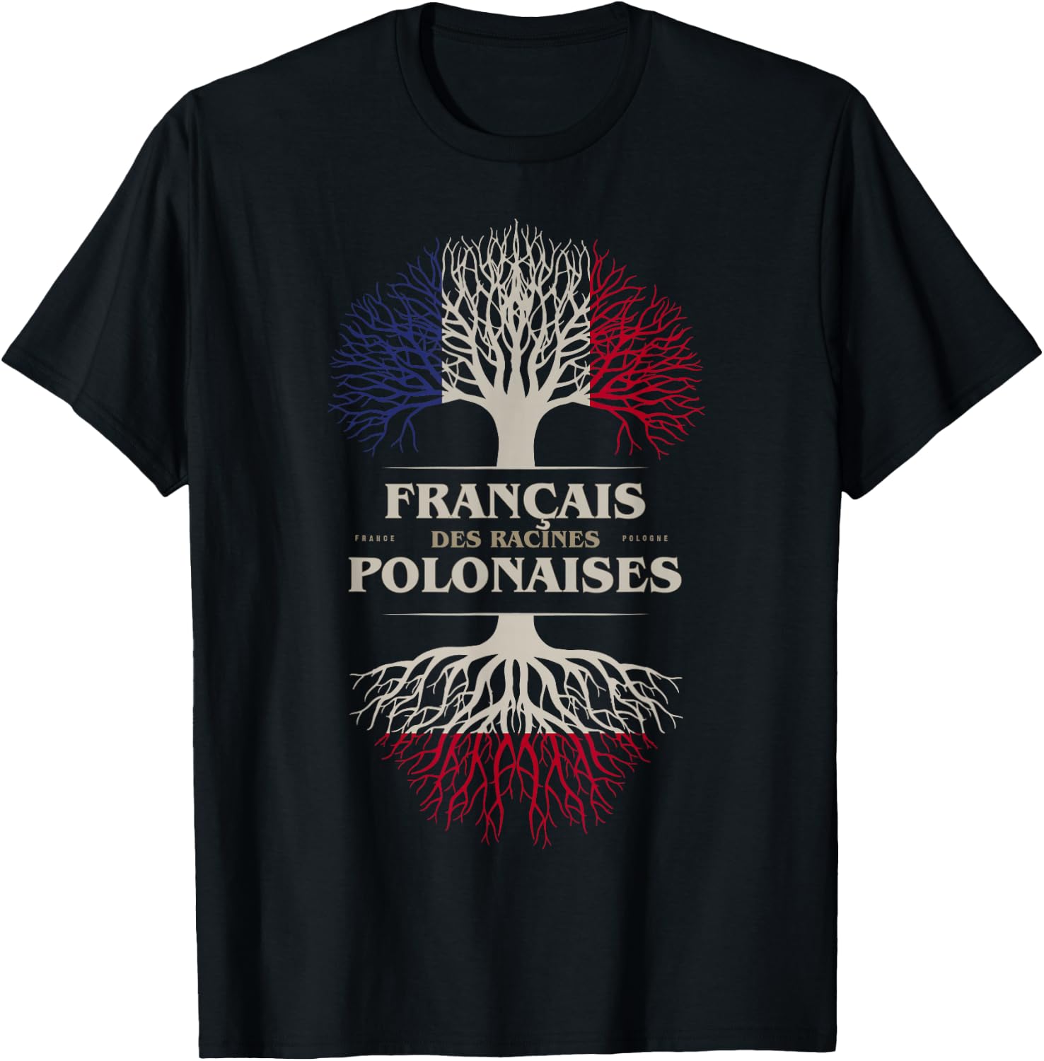 Detalle de T-Shirt Arbre Vie Pologne drapeau đ”đ±đ«đ·
