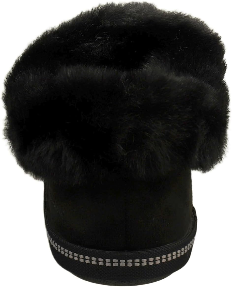 Detalle 2 de Skechers Women's SkechersSlippers with Memory Foam Faux Fur Lining