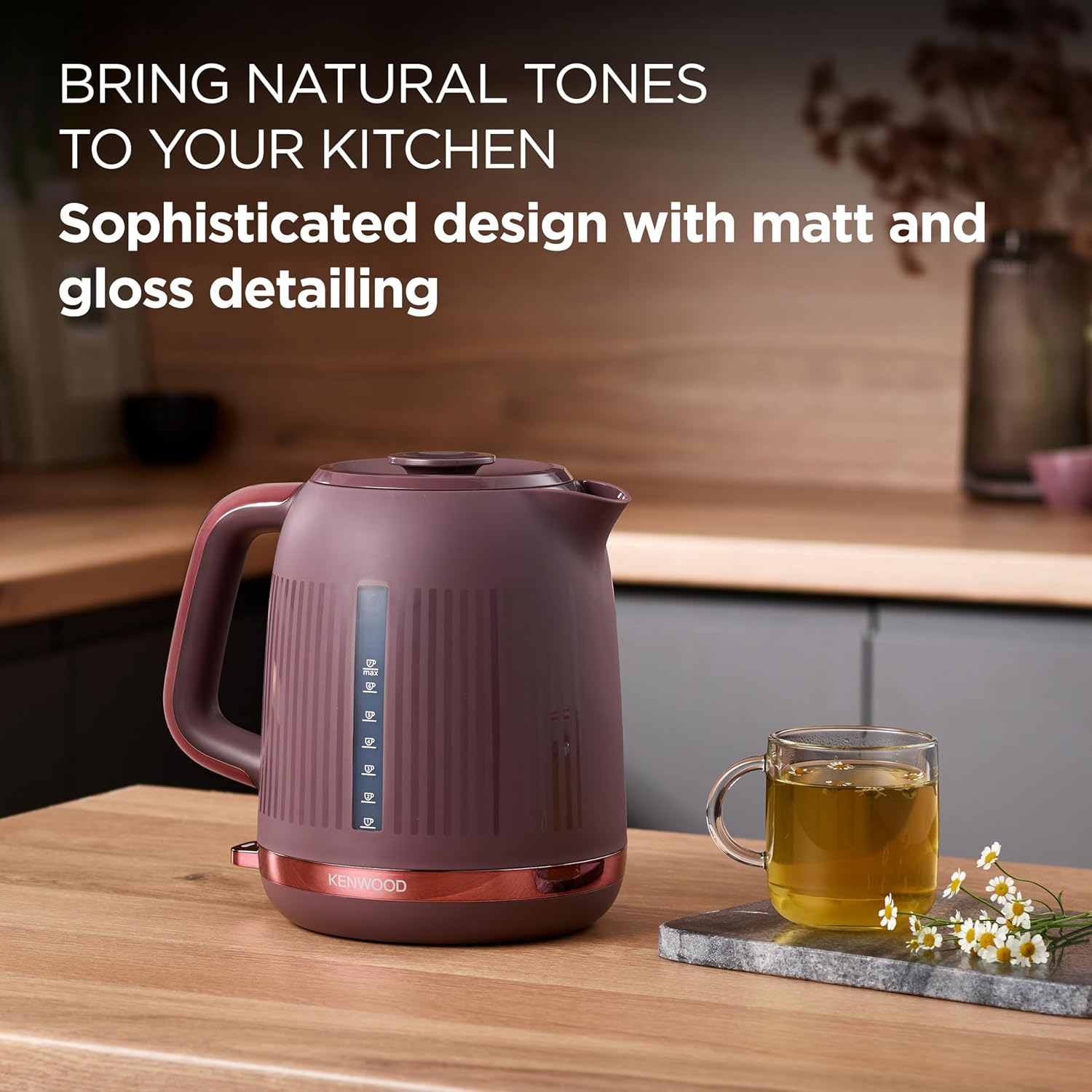 Detalle de Kenwood Dusk Electric Kettle (ZJP30.000PU) 1.7L, 3kW, Twilight Purple