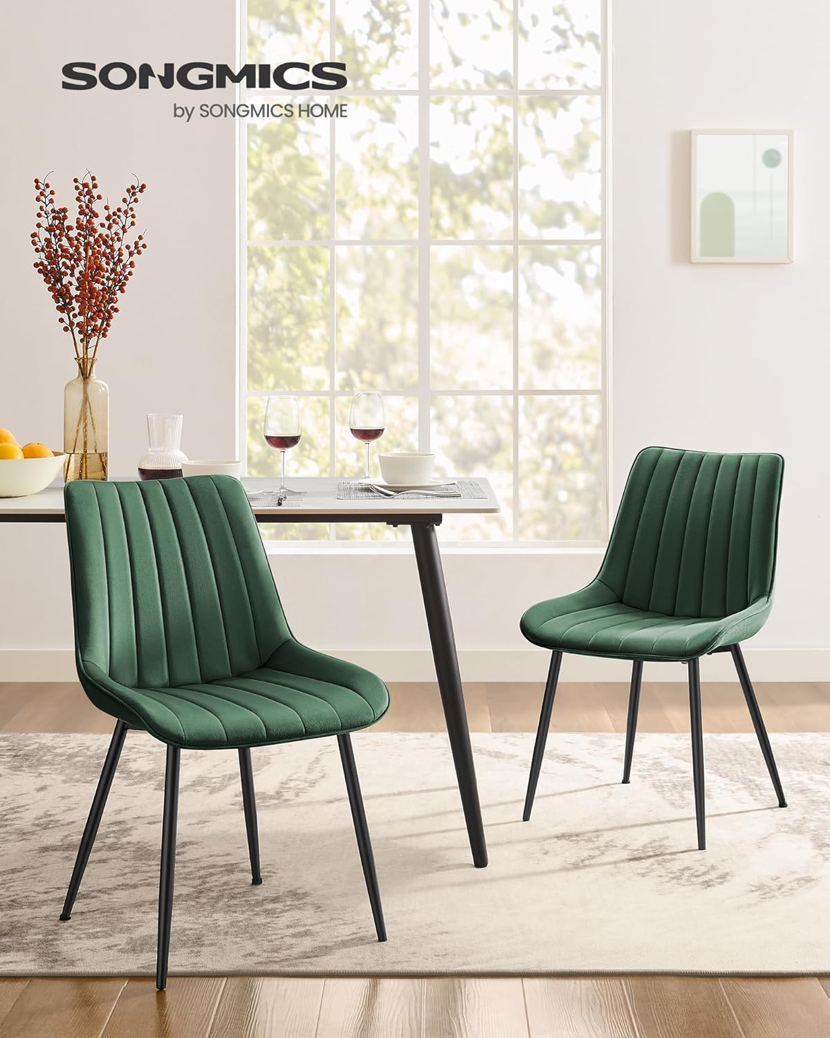 Thumbnail 1 de Songmics LDC090CZ01 dining chairs set of 2