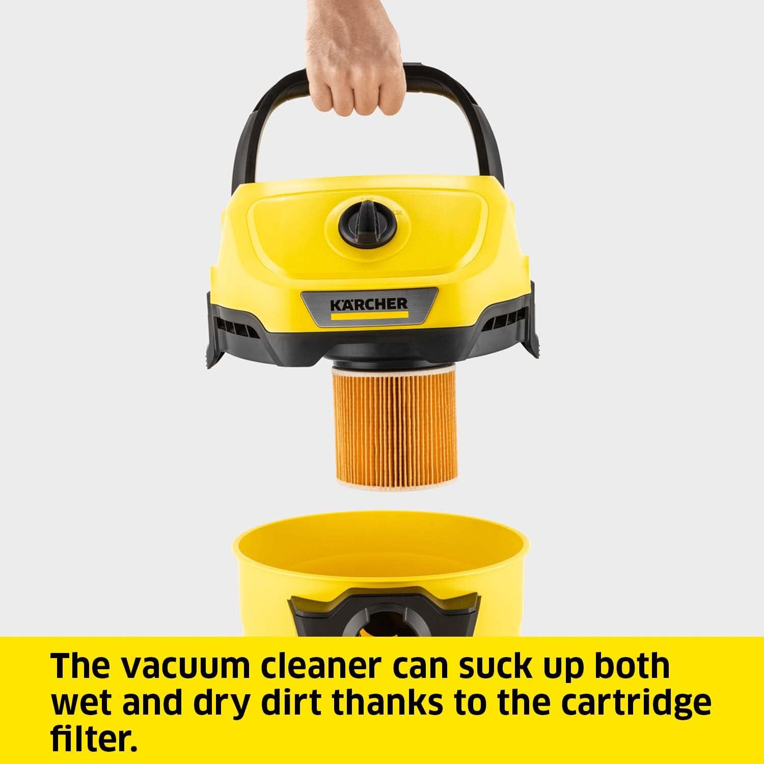 Thumbnail 1 de KÄRCHER WD 3 Wet and Dry Vacuum Cleaner with Cartridge Filter (17 L)