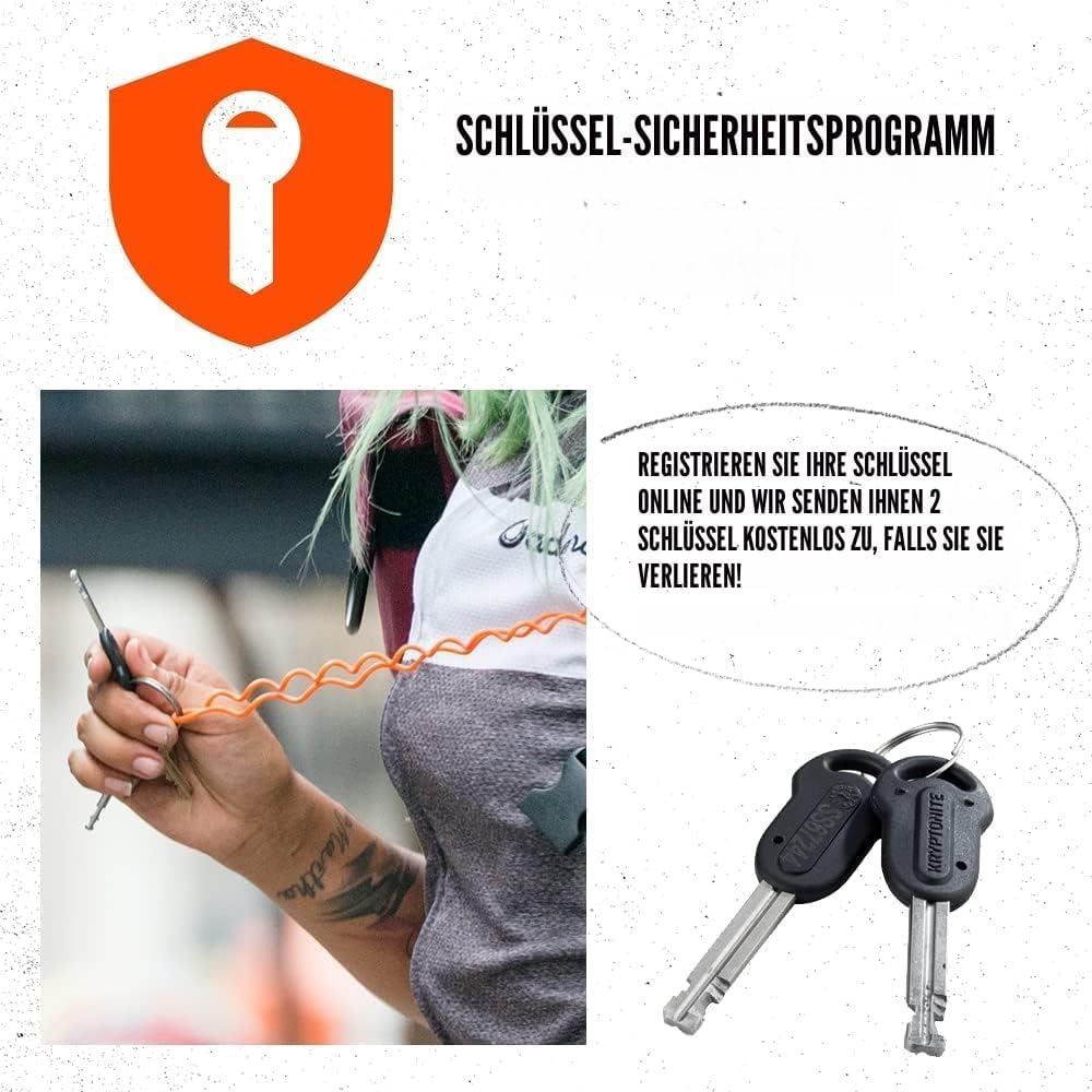 Detalle 2 de Kryptonite Evolution 4 Fahrradkettenschloss – 120 cm, 10 mm Gliederkette