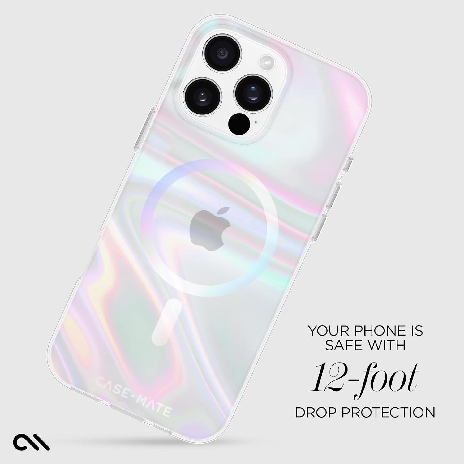 Detalle de Case-Mate Soap Bubble iPhone 16 Pro Max Case