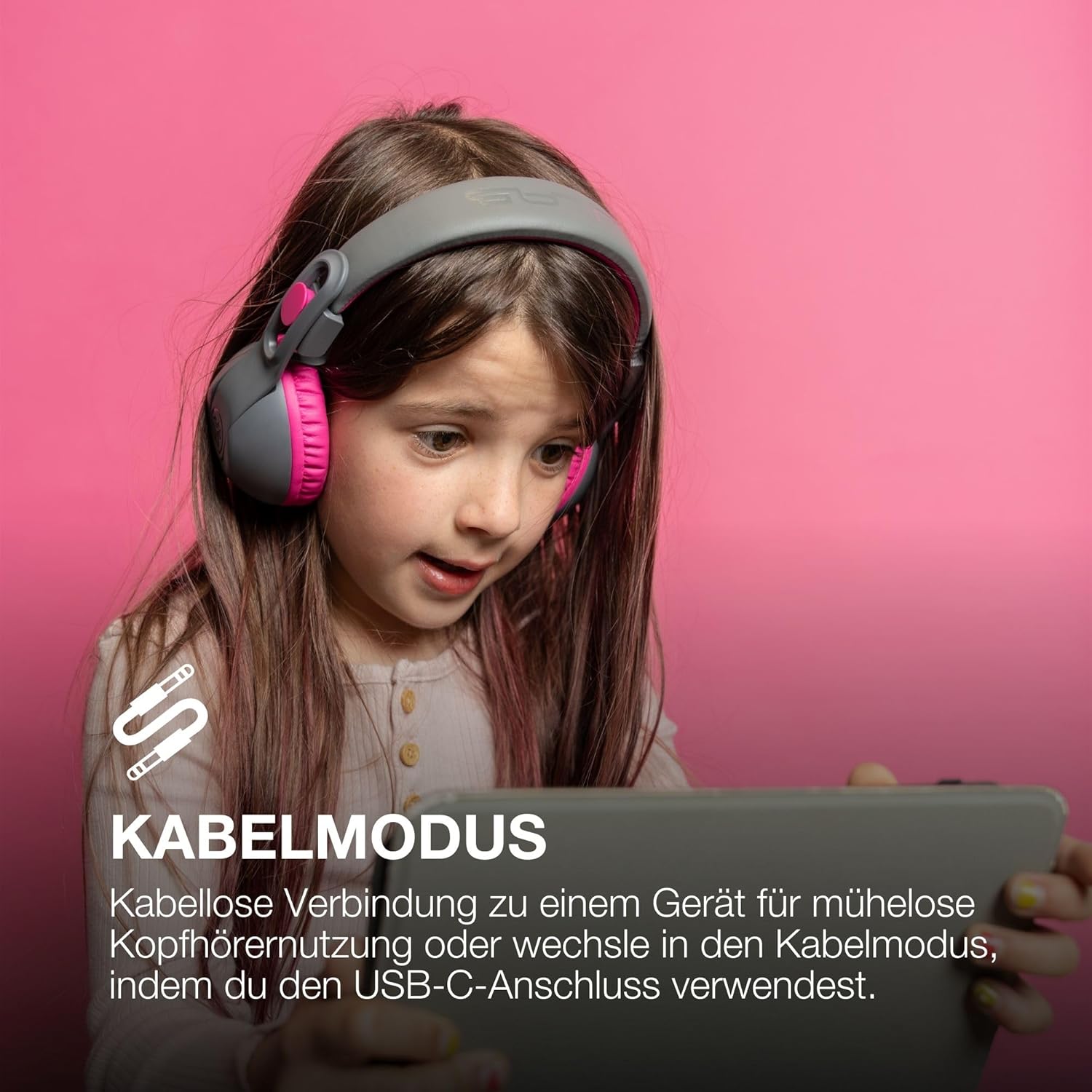 Thumbnail 3 de JLab JBuddies Studio 2 Kinder-Kopfhörer (Bluetooth, Lautstärke begrenzt bis 95 dB, Mikrofon)