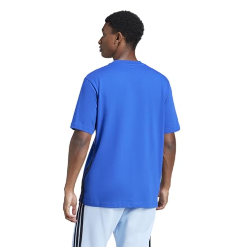 Thumbnail 1 de Camiseta adidas Uomo Essential Three Stripes Single Jersey de algodón con cuello redondo
