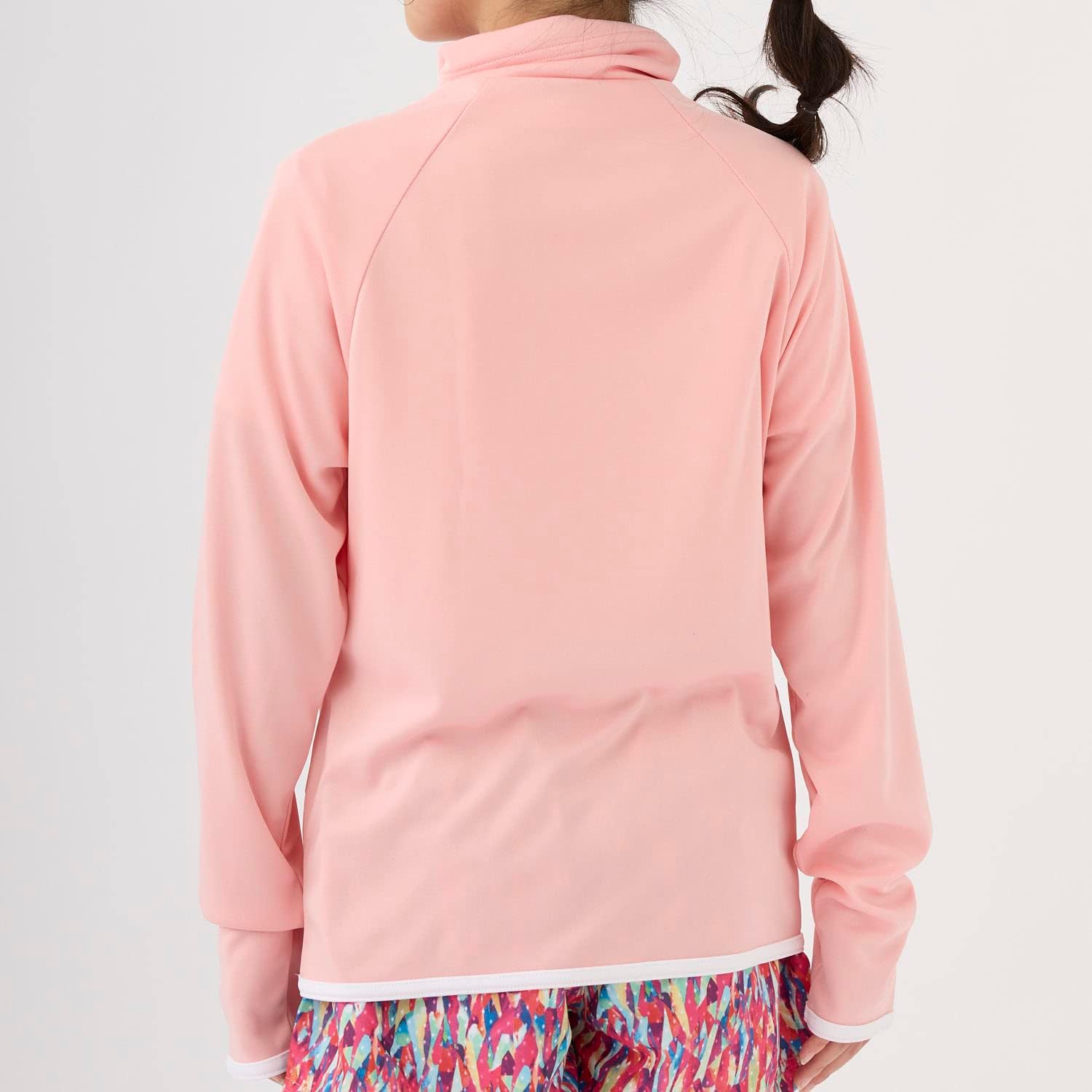 Detalle 2 de オーシャンパシフィック 593460 キッズラッシュガード スタンドカラー・フルジップ・UVカット