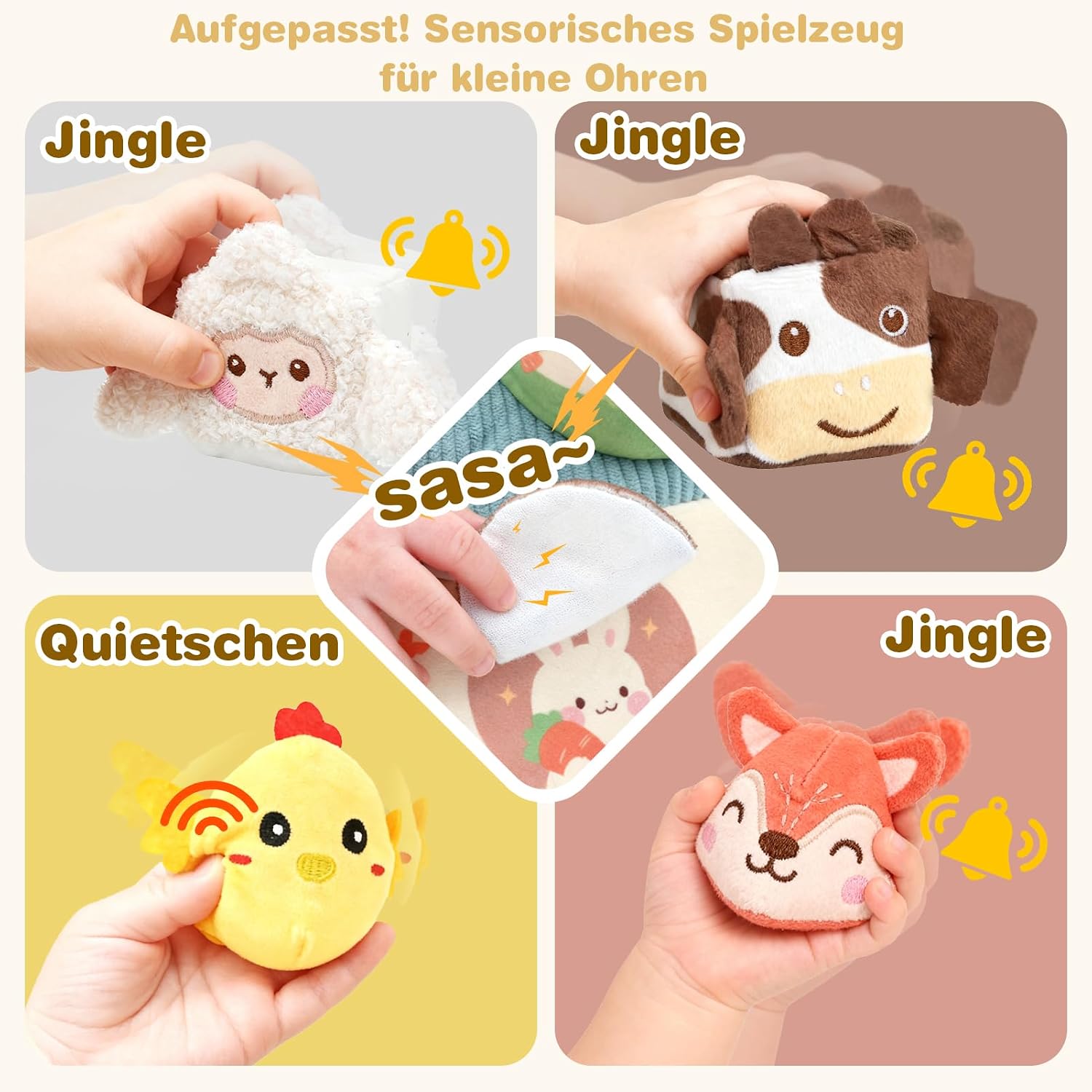 Detalle de Montessori 7‑in‑1 Spielzeug für Babys