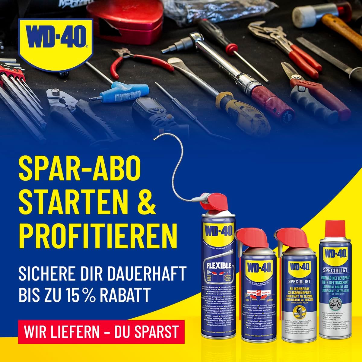 Thumbnail 3 de WD-40 Multifunktionsprodukt Flexible 400 ml