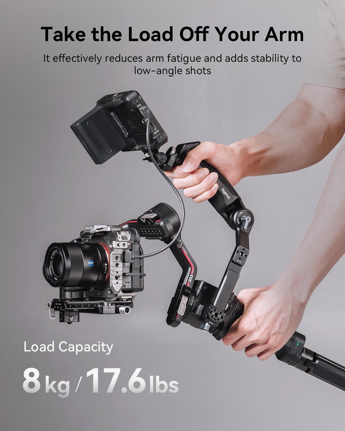 Thumbnail 4 de SMALLRIG 3028D impugnatura regolabile per DJI RS 4 mini/RS 4/RS 4 Pro e RS 3/RSC 2 (carico 8 kg)