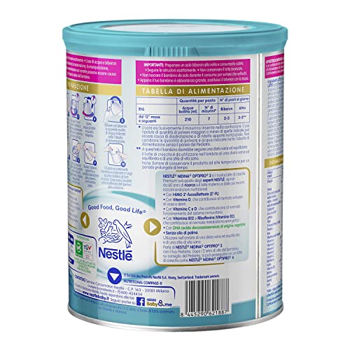 Detalle de NESTLÉ NIDINA Optipro 3 Latte di Crescita in Polvere da 800 g