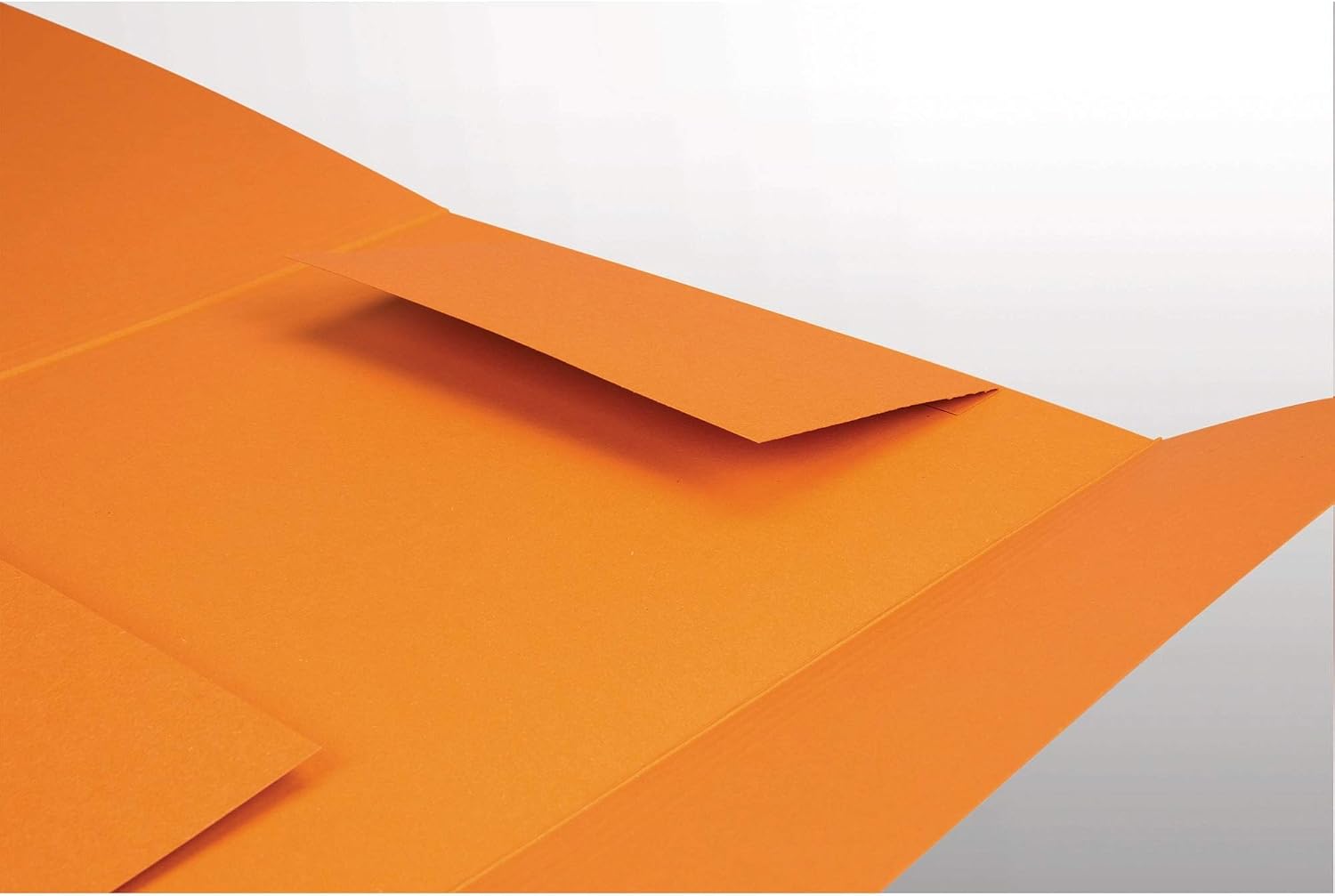 Detalle de Exacompta Falken Cartelline a 3 scomparti riciclate A4, arancione, confezione da 25