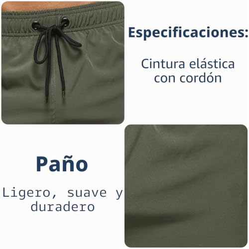 Thumbnail 7 de Aisprts Bañador Hombre con Cremallera y Bolsillos - Shorts de Playa de Secado Rápido
