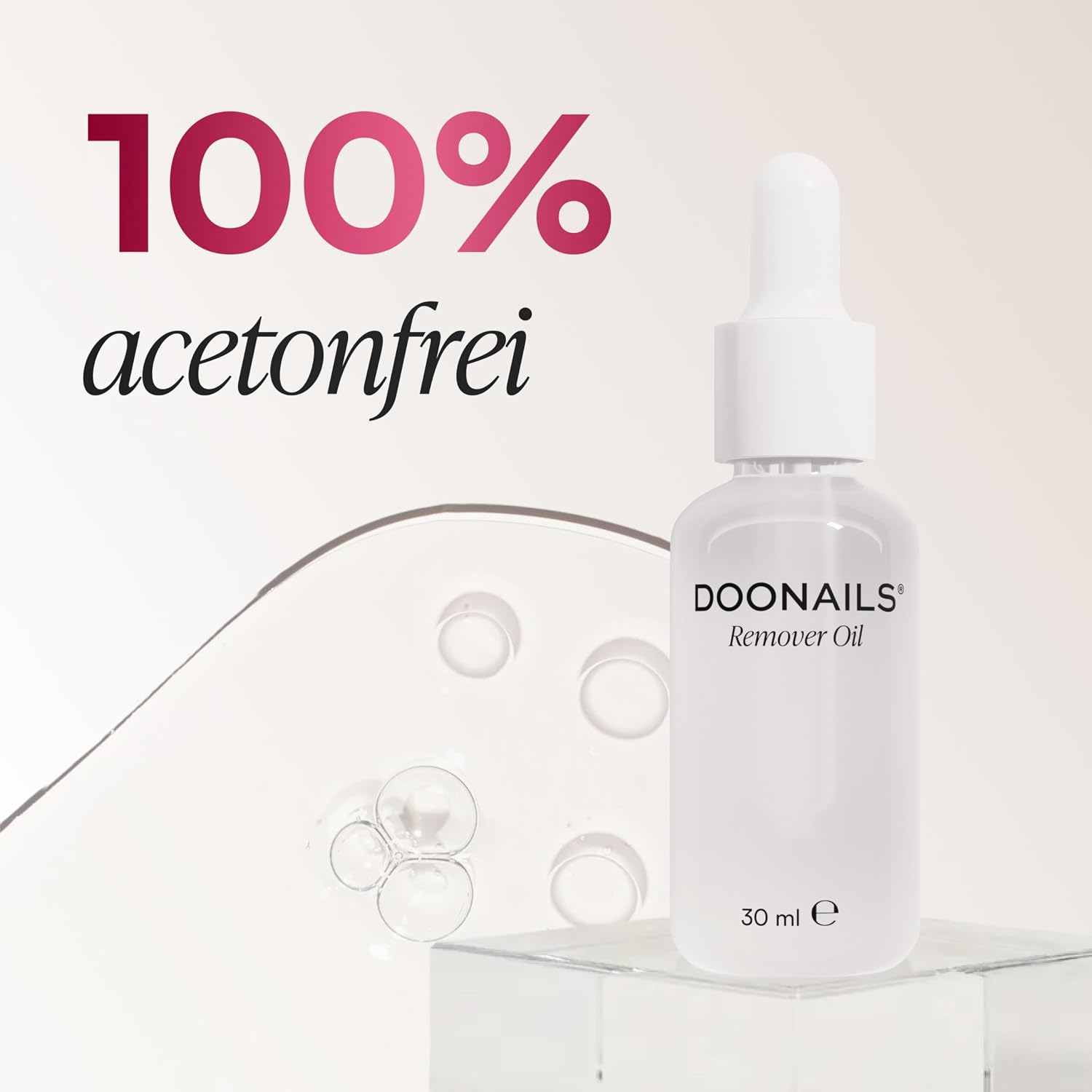 Detalle de DOONAILS Entferner Öl – sanfte Entfernung von Press On Nails und Gel Strips (30 ml)