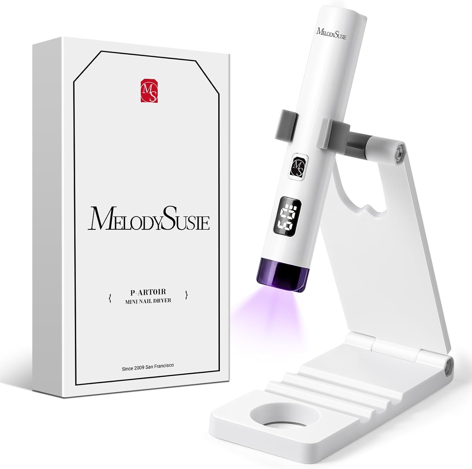 Detalle de MelodySusie Handheld UV Nail Lamp with LCD
