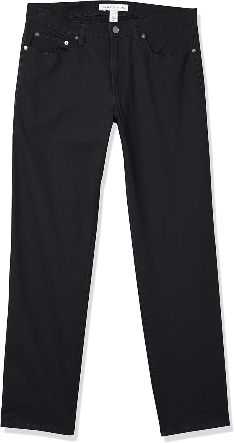 Thumbnail 3 de Amazon Essentials Men’s Relaxed-Fit 5-Pocket Stretch Twill Trousers