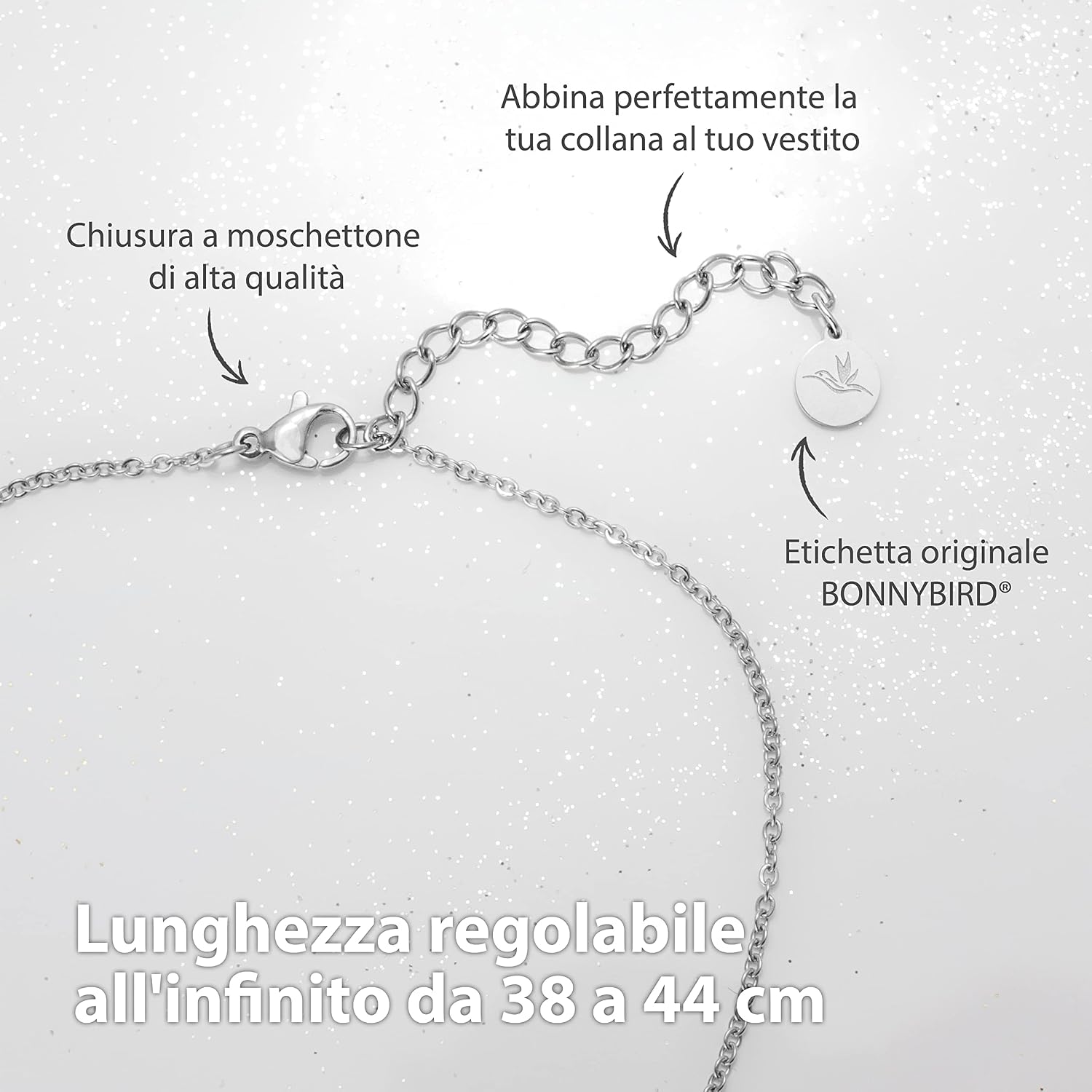 Thumbnail 4 de BONNYBIRD BonnyCoin Collana regolabile 38–44 cm