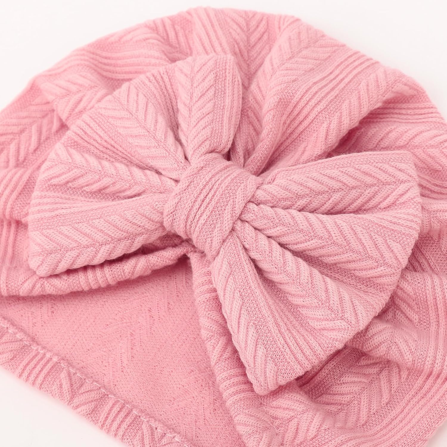 Thumbnail 1 de DRESHOW Newborn Hats Mittens Set: Soft Cotton Hospital Hat and Scratch-Prevention Mittens (0–6 Months)