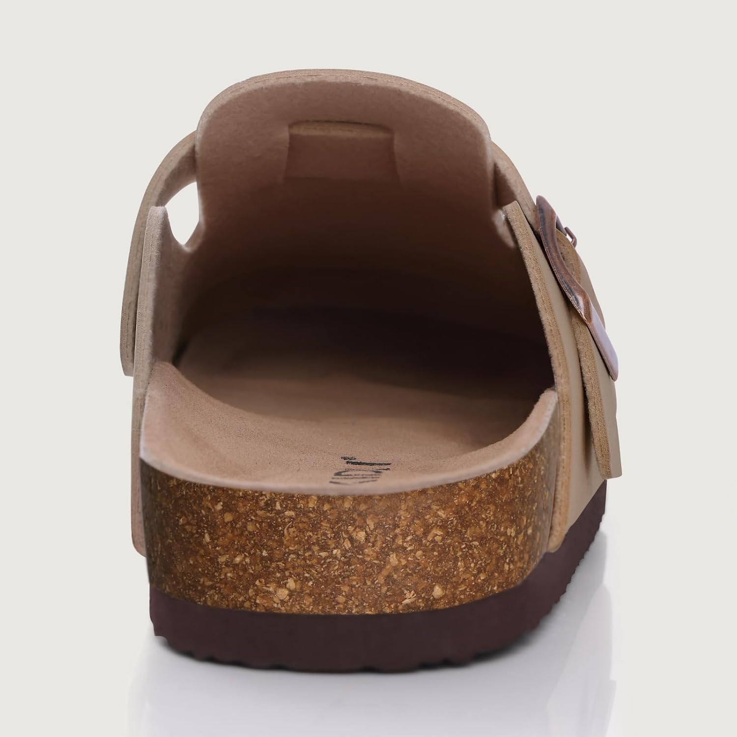 Thumbnail 4 de KIDMI Unisex Vegan Suede Clogs with Cork Footbed and Arch Support (Leather Mules)