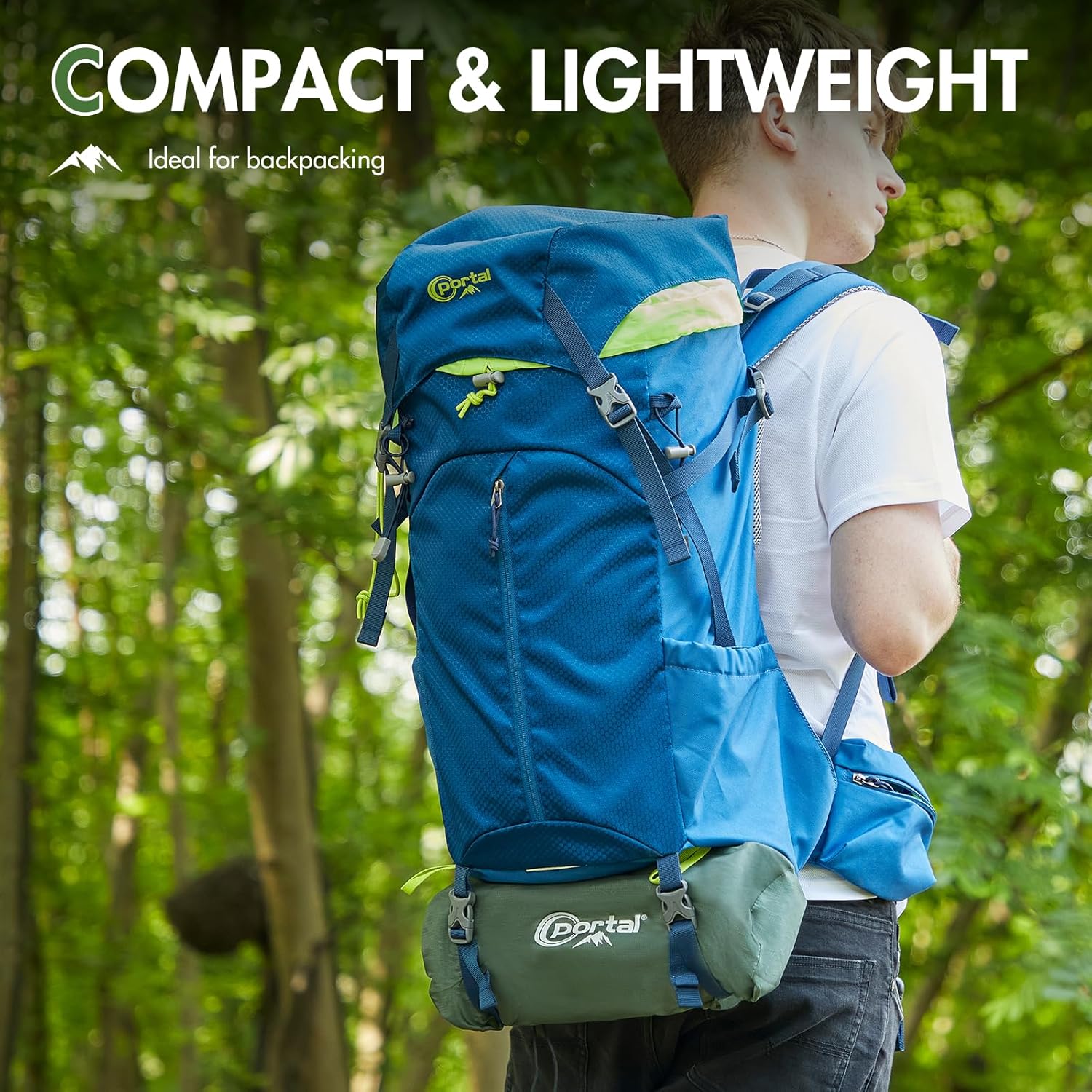 Thumbnail 5 de Portal Camping Mattress Single 10cm Thick with Built-in Foot Pump