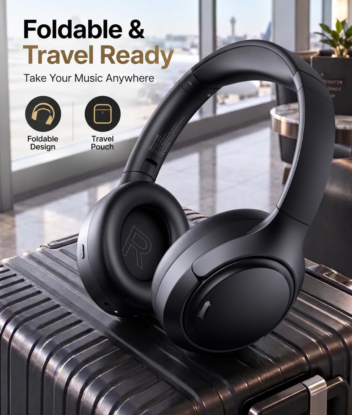 Detalle 2 de Hybird Over-Ear Headphones with 45dB ANC