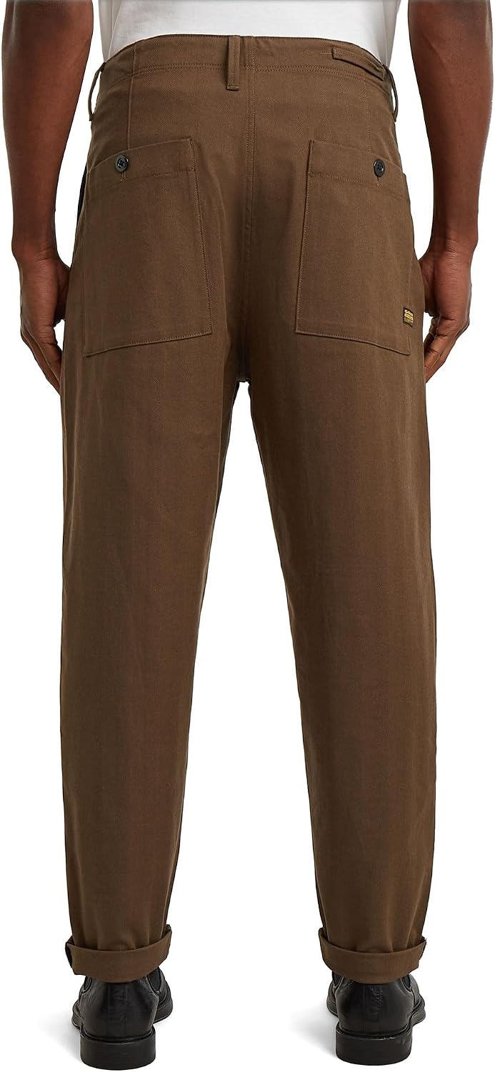 Detalle 2 de G-Star Jeans Pleated Chino Relaxed Tapered Pants hombre