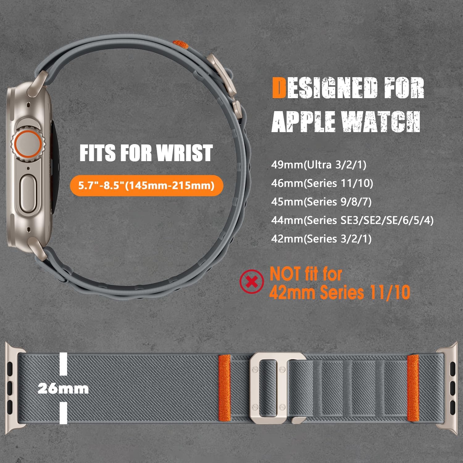 Thumbnail 4 de Bandletic Nylon Strap for Apple Watch