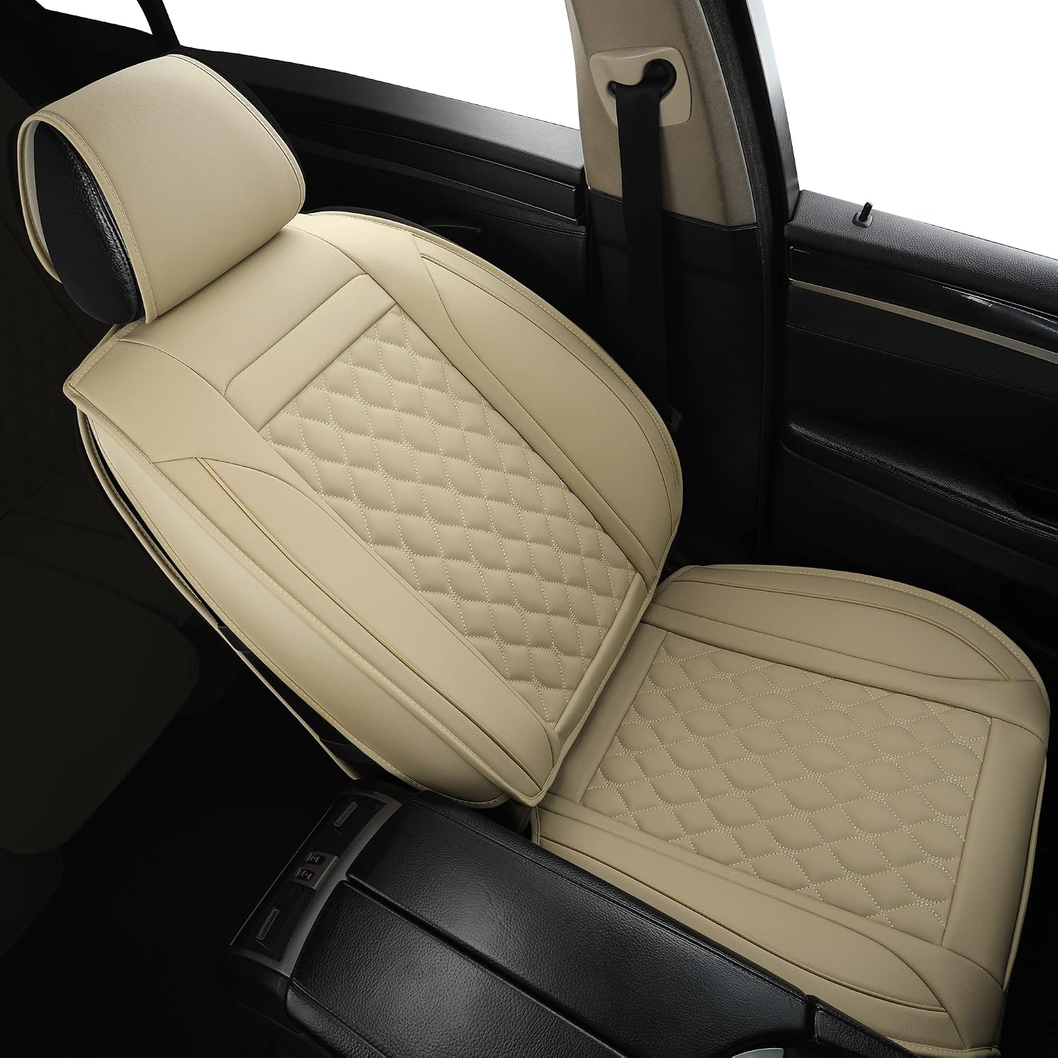 Detalle 1 de Vankerful Lot de 2 housses sièges avant Beige