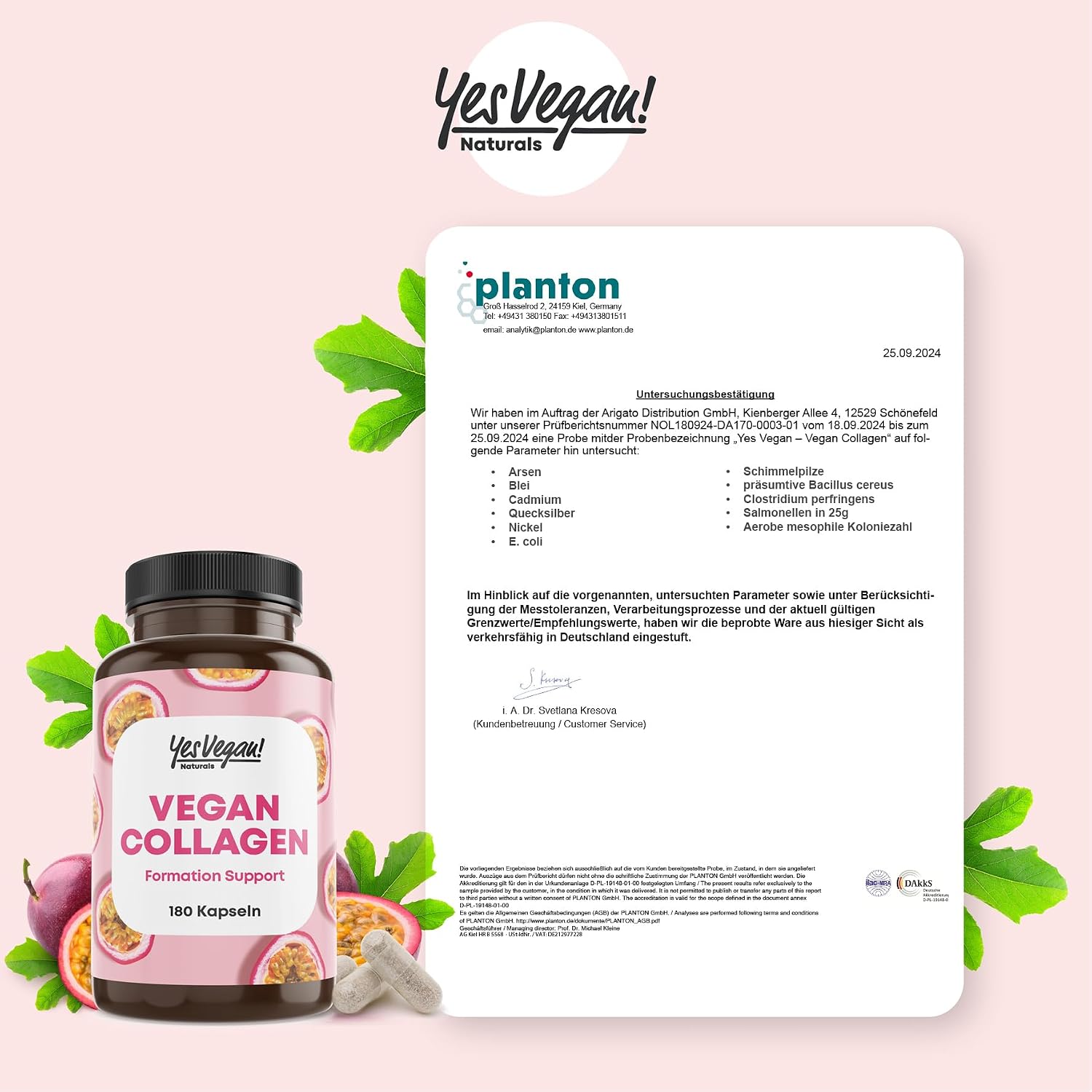 Thumbnail 5 de Vegan Collagen (180 Kapseln) mit Aminosäuren – vegane Alternative zu Kollagenpulver