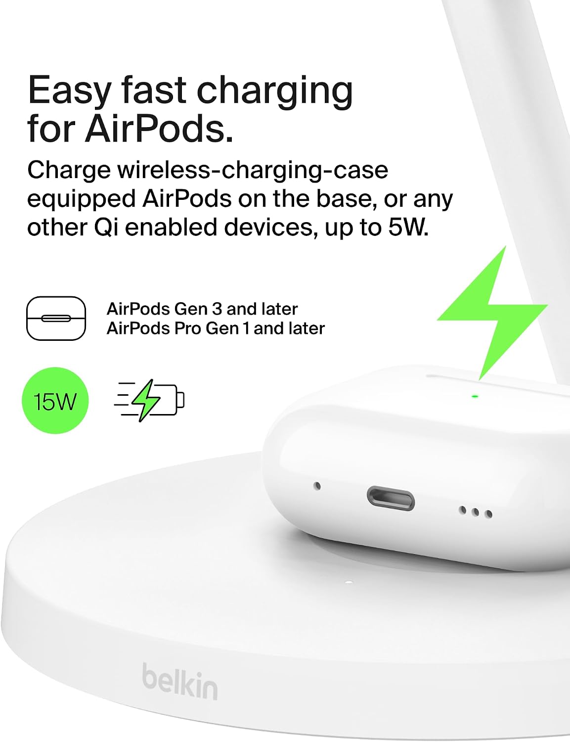 Thumbnail 4 de Belkin BoostCharge 15W 3-in-1 Charger