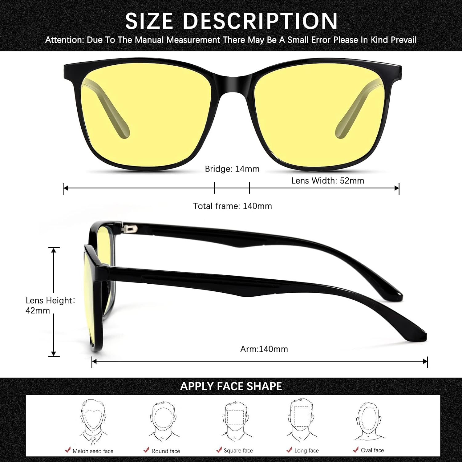 Detalle 2 de Oilway Night Vision Driving Glasses