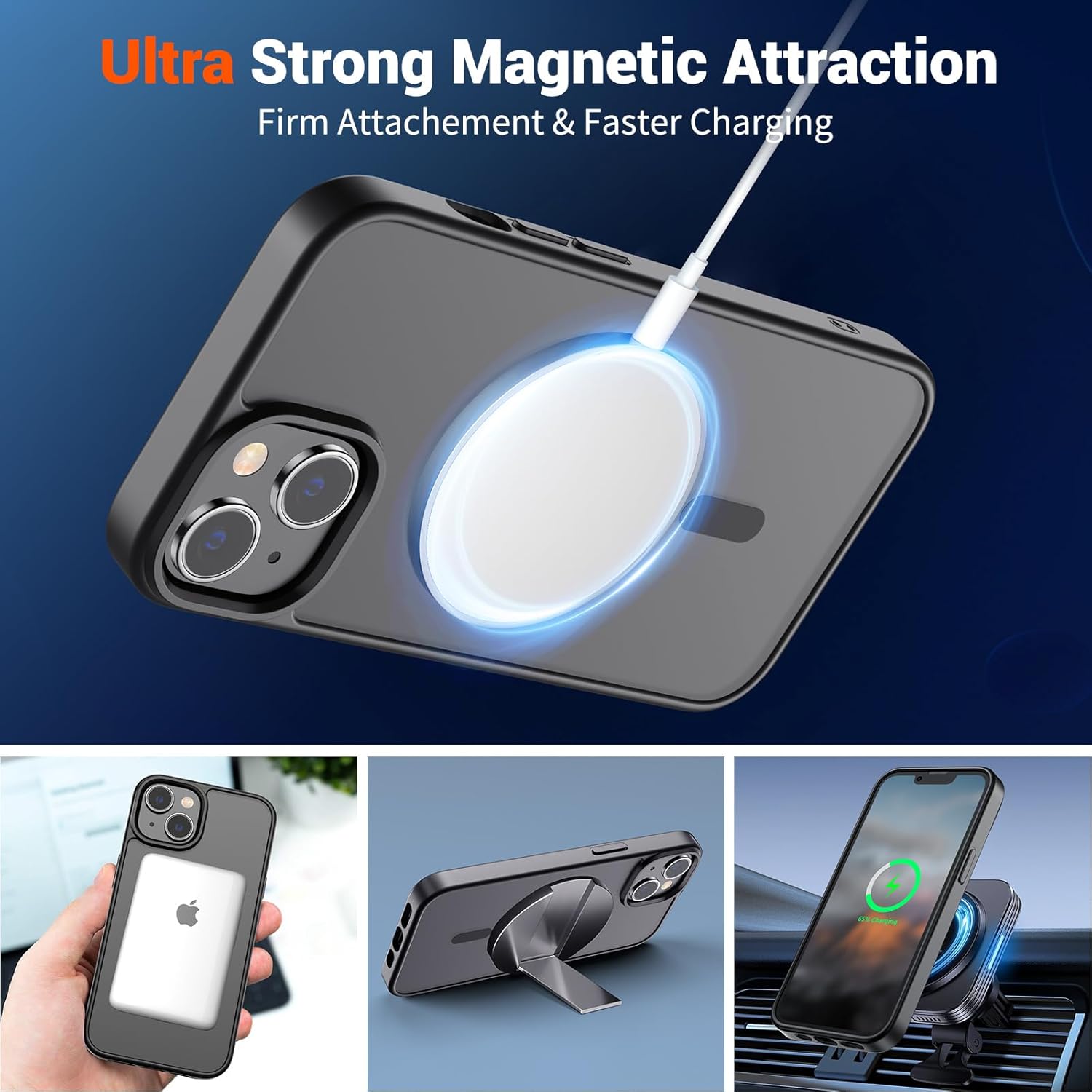 Thumbnail 4 de SUPFINE Magnetic Case for iPhone 14 — 10 ft drop tested