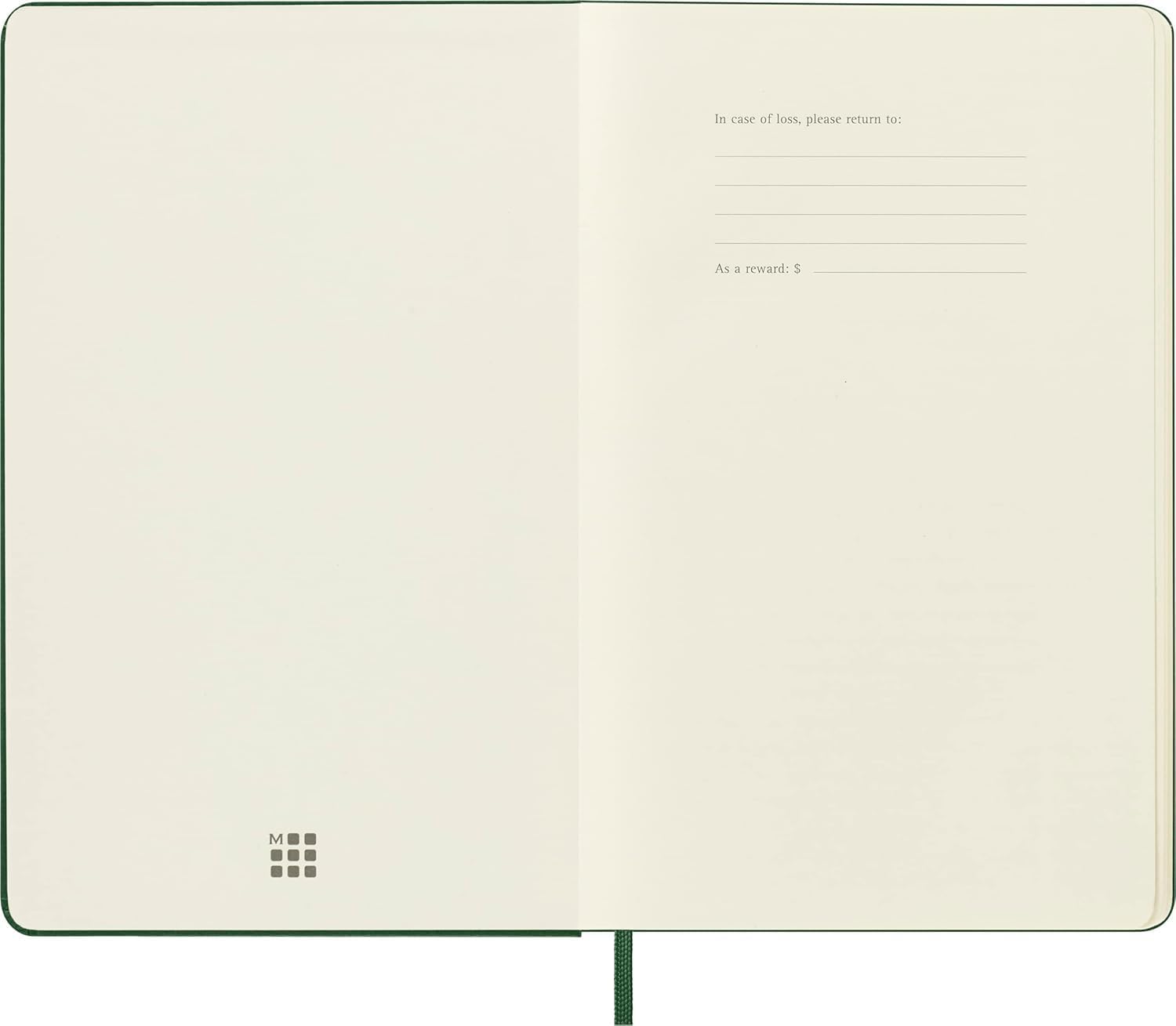 Thumbnail 4 de Moleskine Carnet Classique Vert Myrte 13x21