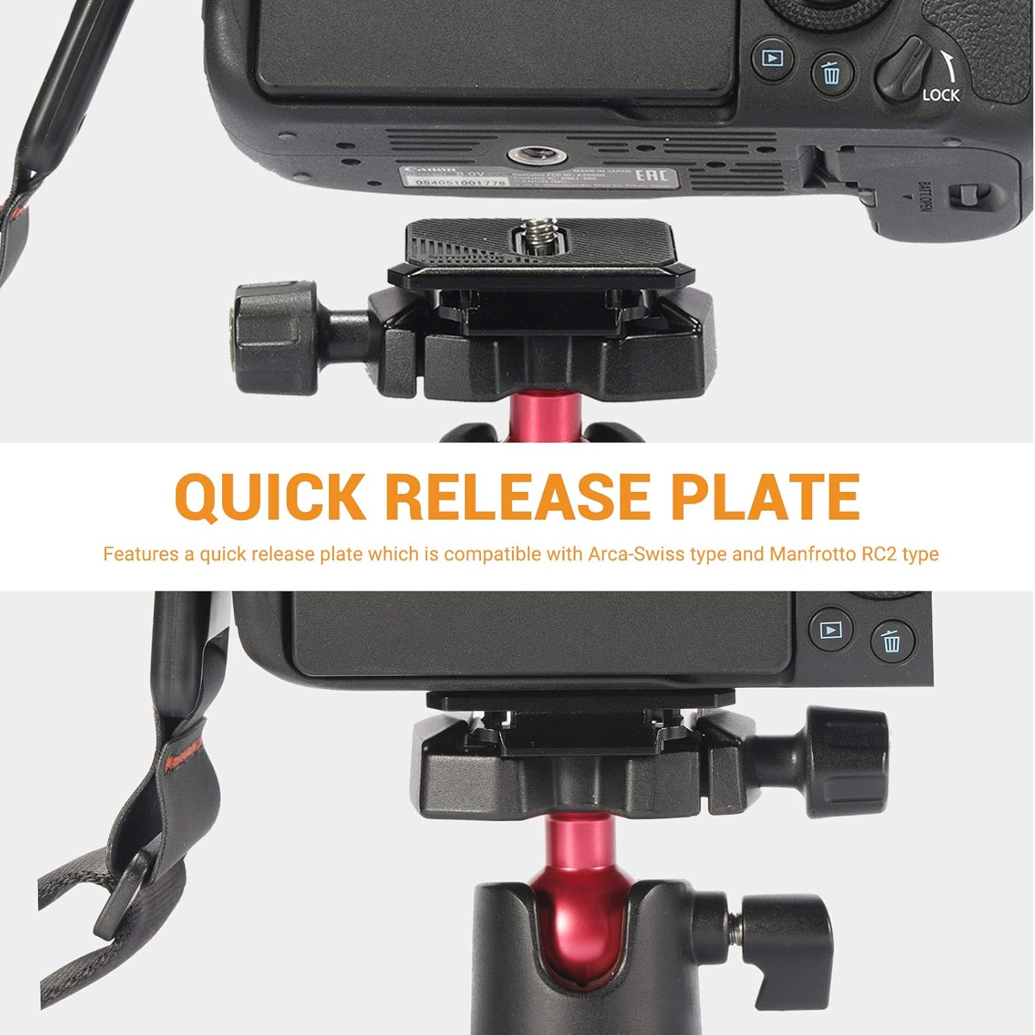 Thumbnail 3 de SmallRig Universal Camera Strap PSC2428: Adjustable Shoulder/Neck Strap with Quick Buckle Kit