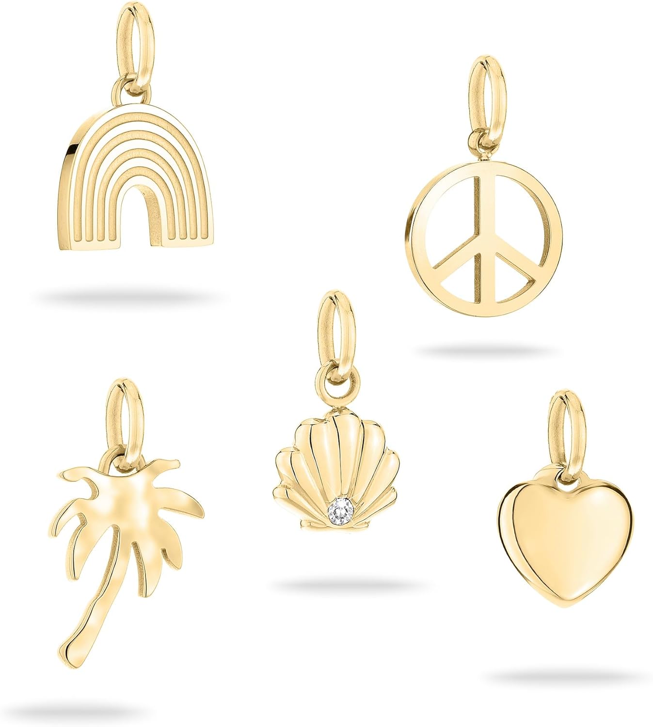 Thumbnail 4 de Tamaris Charms Collection: Edelstahl-Anhänger in Goldoptik – Herzen, Ketten und Charms-Sets vielseitig kombinierbar