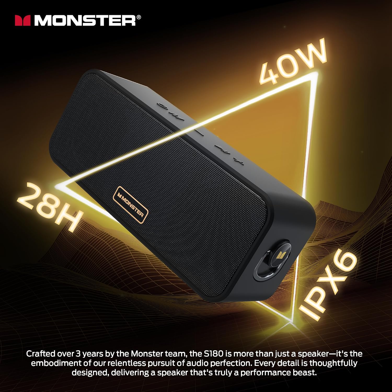 Detalle de Monster Bluetooth speaker S180