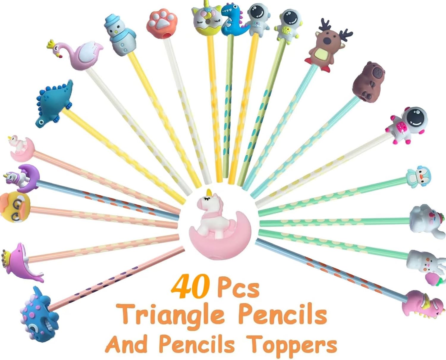 Thumbnail 1 de Kaimirui Matite Triangolari 40 pezzi ✏️