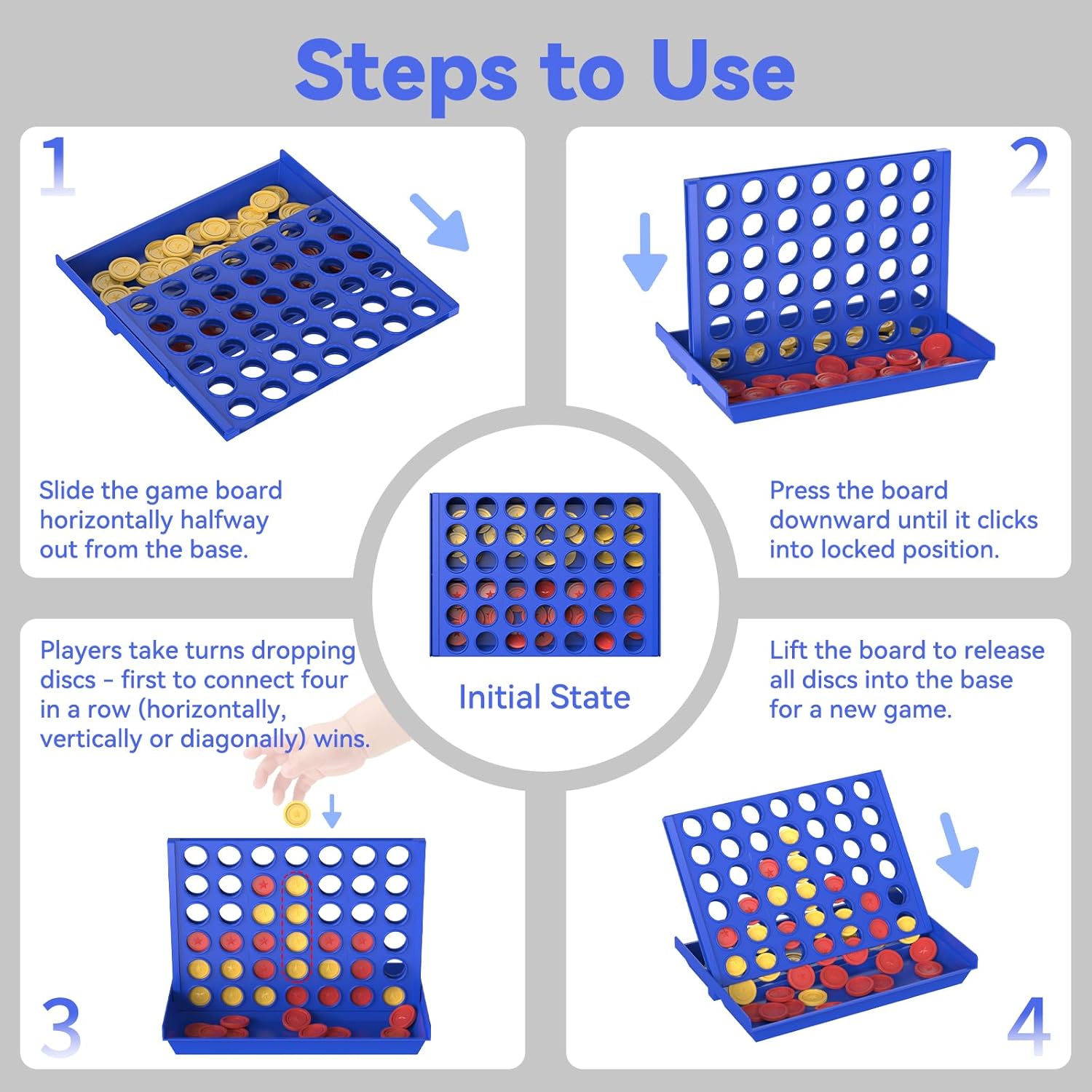 Thumbnail 5 de Pup Go Standard Size 4 in a Row Board Game for Kids 🎲
