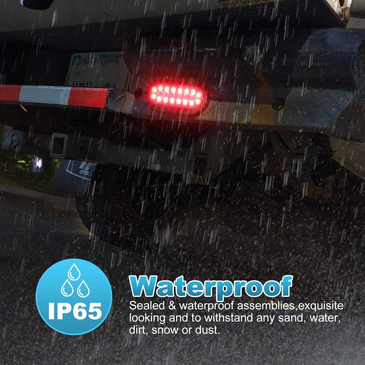 Thumbnail 6 de Partsam LED trailer lights, 6.3-inch