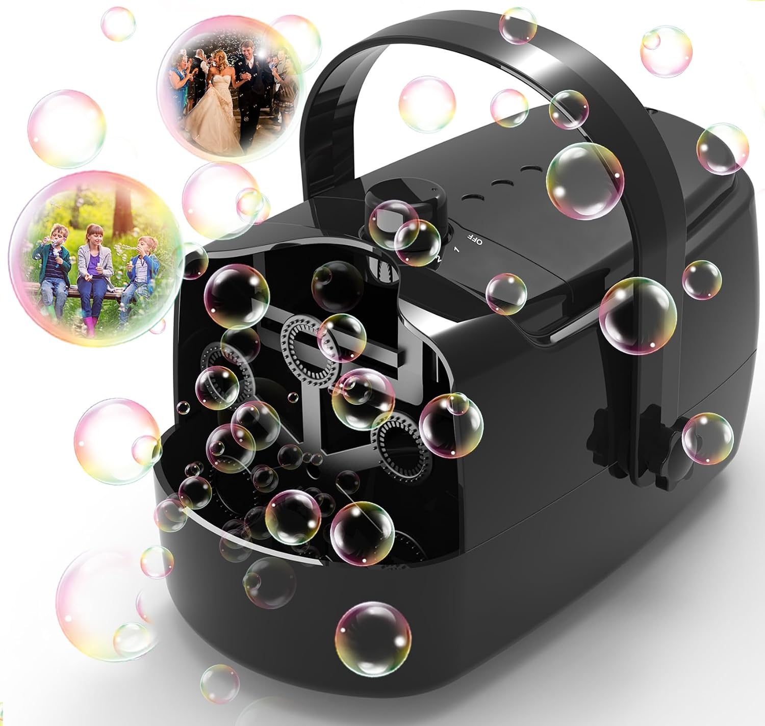 Detalle de Durable Automatic Bubble Blower 18000+ ๐