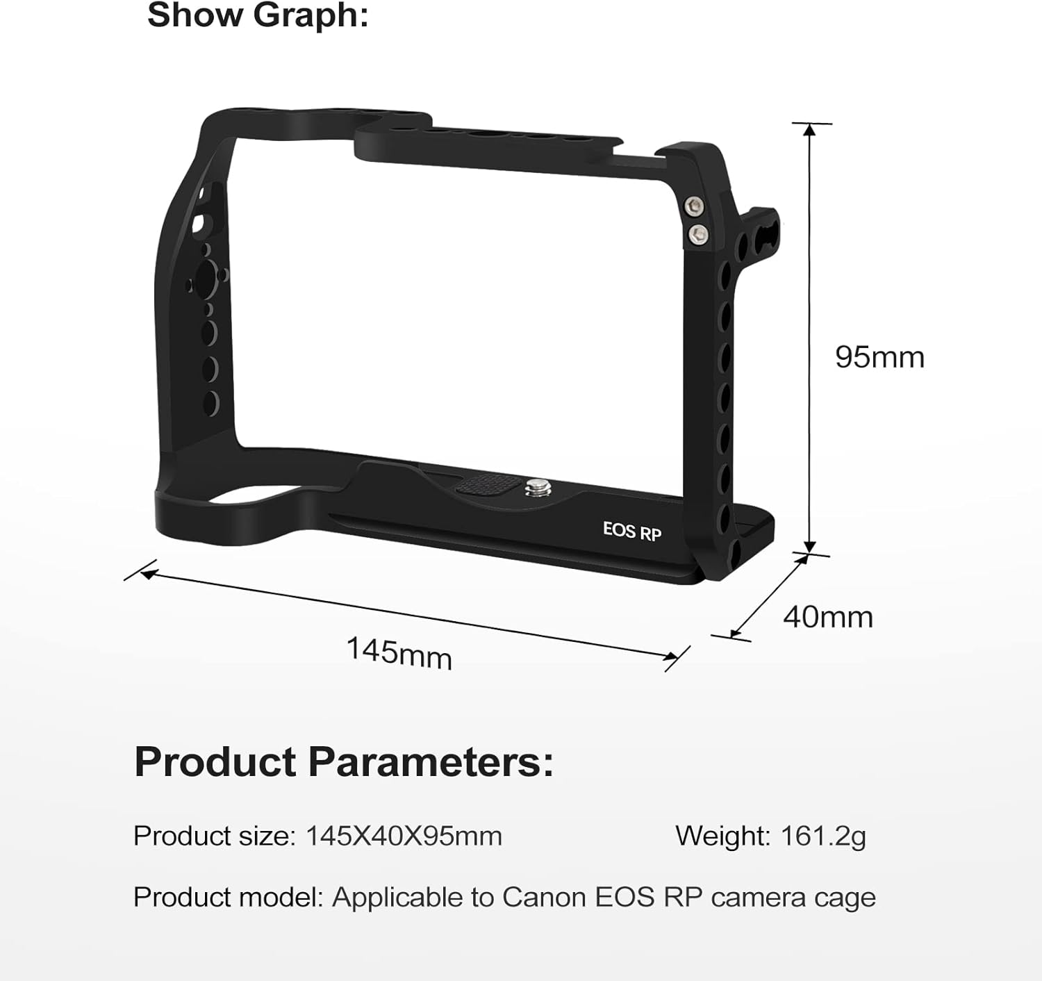 Detalle de EOS RP Camera Cage for Canon EOS RP