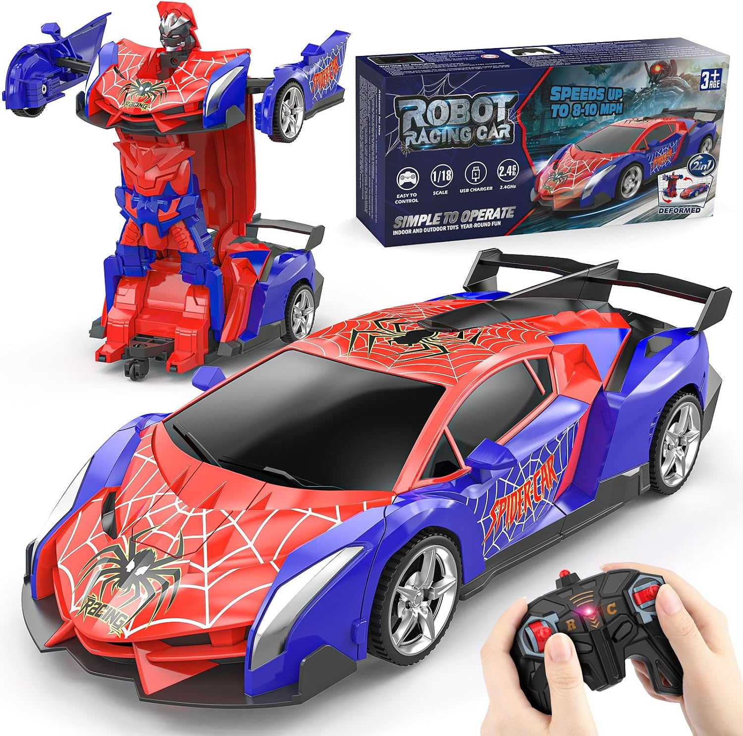 Buoeuik Spider RC Robot Car 1:18 2.4GHz