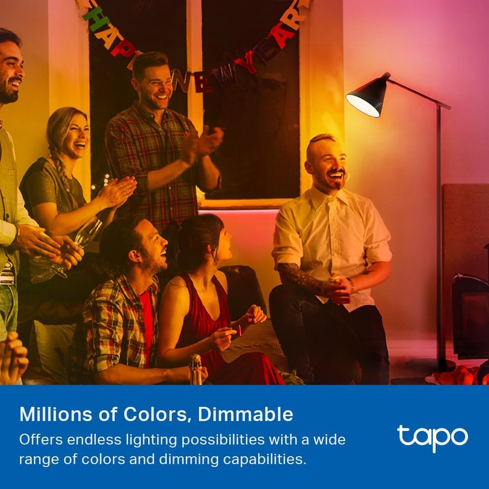 Detalle de Tapo L430P E14 Smart Bulb: Colourful, tunable and smart lighting without a hub