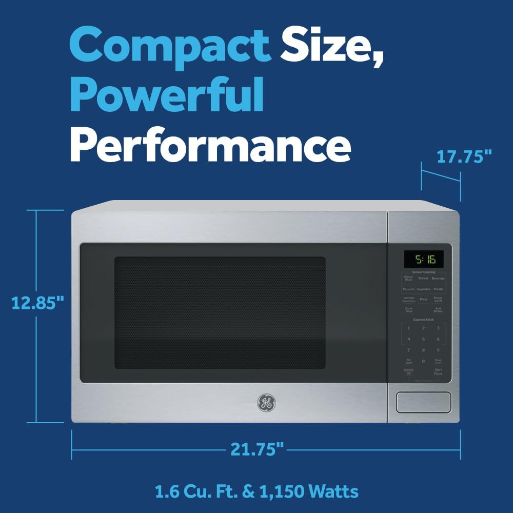 Thumbnail 1 de GE Microwave, 1150-watt, 1.6 ft³ ⚡