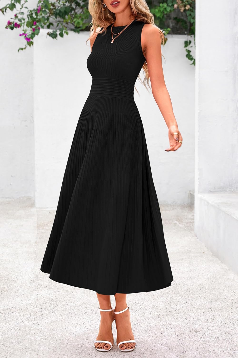 Thumbnail 4 de PRETTYGARDEN Spring Casual Midi Dress S