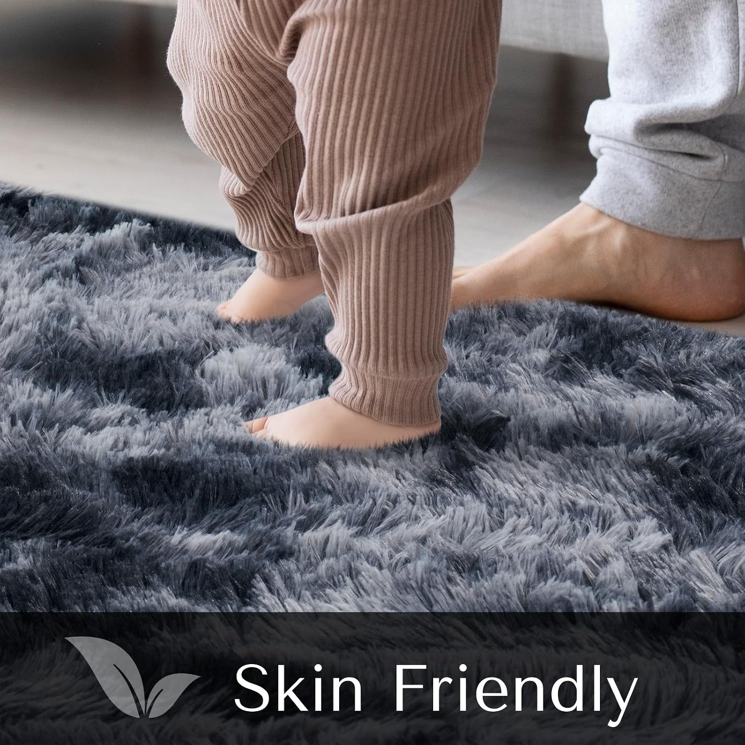 Detalle 2 de JOJOSEE Rugs Living Room 240x300 cm grey rug