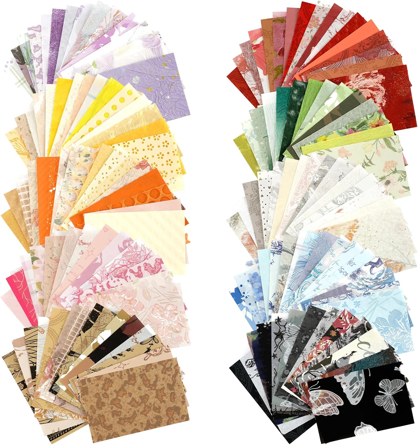 Thumbnail 1 de Floral Scrapbook Paper Set 160 Sheets