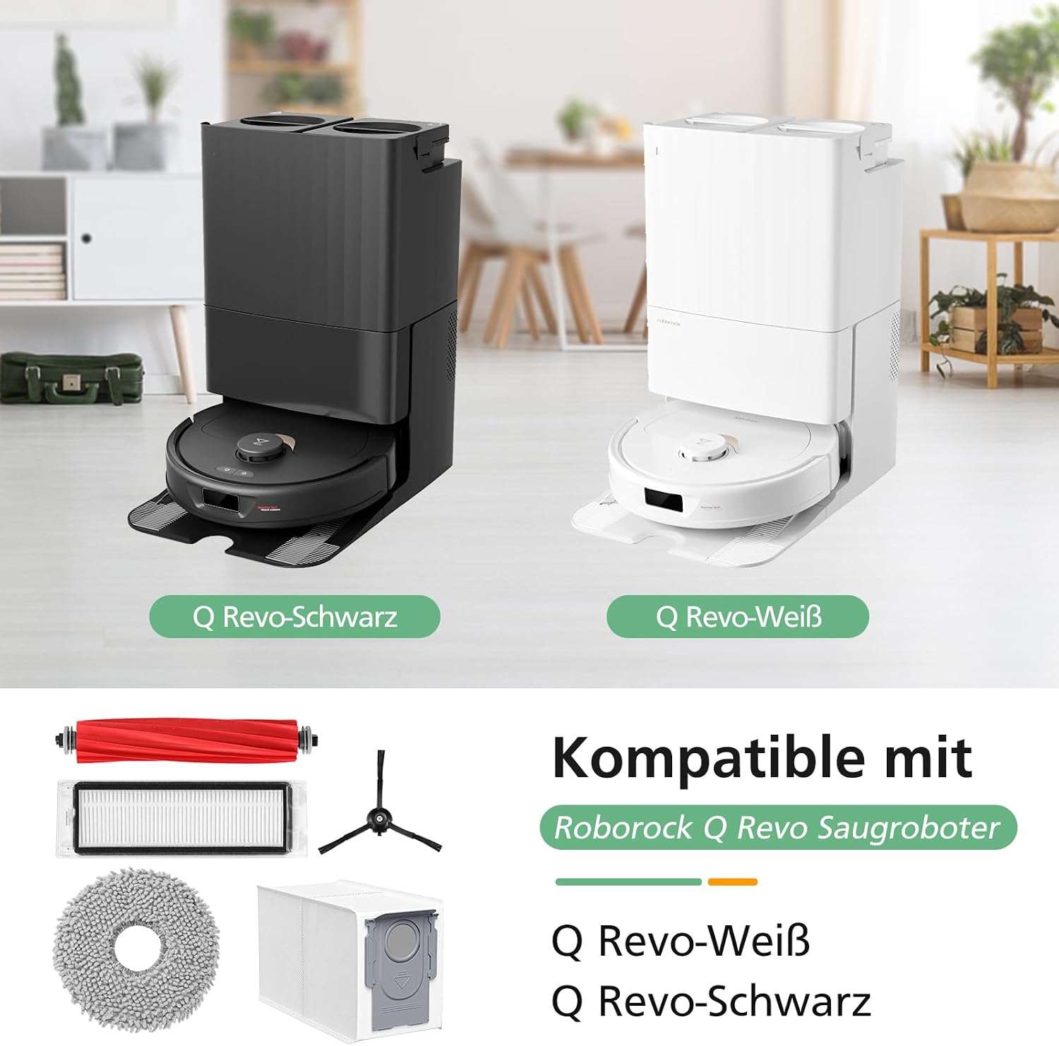 Detalle 2 de Q Revo Zubehör 20tlg für Roborock Q Revo