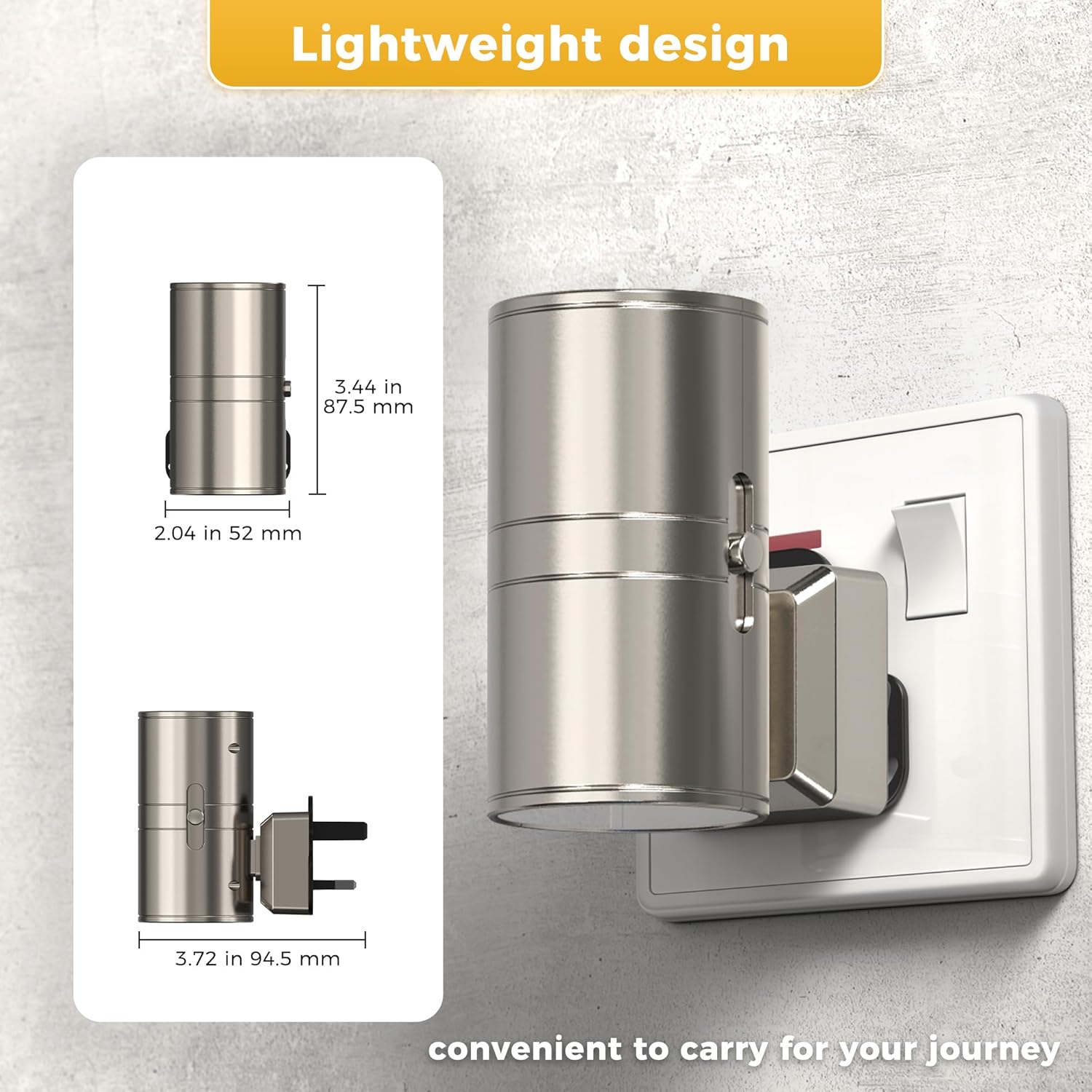 Thumbnail 6 de LOHAS-LED Night Light: Modern Plug-in, Dusk-to-Dawn Sensor with 0–100LM Dimmable Brightness